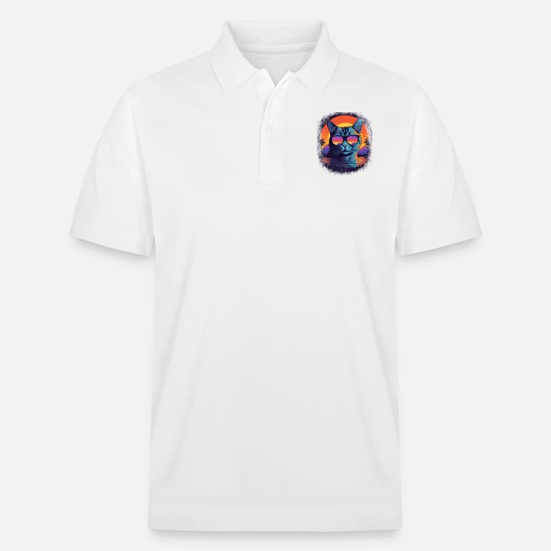 cool statement present idea sayings - Stanley/Stella Unisex Bio-Poloshirt PREPSTER - Weiß