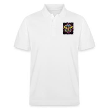 fun humor happy joke advice birthday present - Stanley/Stella Unisex Organic Polo Shirt PREPSTER - white - Front - Roxy (174cm) & Andy (188cm)