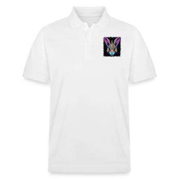 Boyfriend Funny Girlfriend Tshirts Funny Irish - Stanley/Stella Unisex Organic Polo Shirt PREPSTER - white - Front - Roxy (174cm) & Andy (188cm)