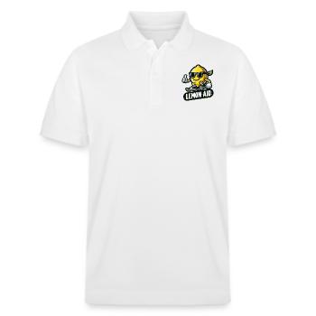 Lemon Aid - Stanley/Stella Unisex Organic Polo Shirt PREPSTER - white - Front - Roxy (174cm) & Andy (188cm)