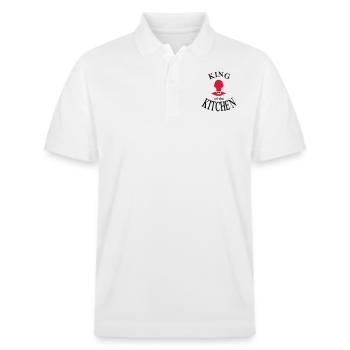 Tablier de chef - Polo PREPSTER bio Stanley/Stella Unisexe - blanc - Devant - Roxy (174cm) & Andy (188cm)