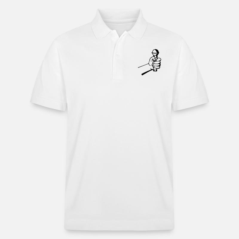 Micro Hand - Polo PREPSTER bio Stanley/Stella Unisexe - blanc
