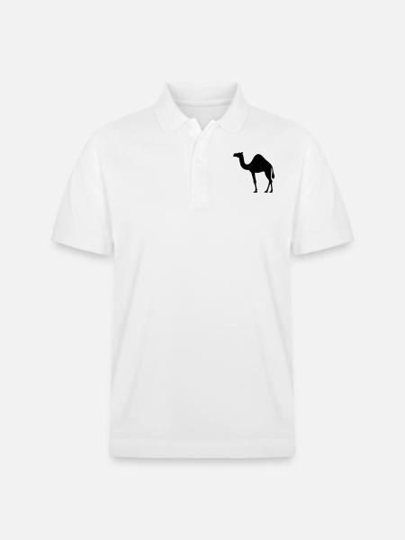 Camel - Stanley/Stella Unisex Organic Polo Shirt PREPSTER - white