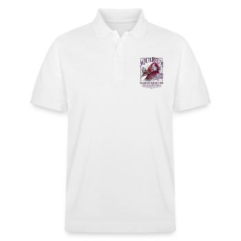 Betta Betta Poisson de combat - Polo PREPSTER bio Stanley/Stella Unisexe - blanc - Devant - Roxy (174cm) & Andy (188cm)
