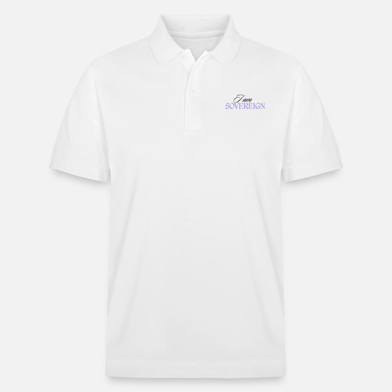 Ich bin souverän 3 - Stanley/Stella Unisex Bio-Poloshirt PREPSTER - Weiß