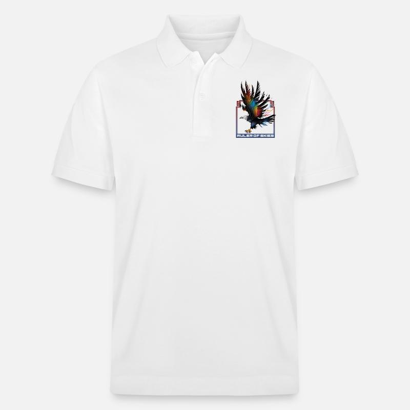 Herrscher der Lüfte - Stanley/Stella Unisex Bio-Poloshirt PREPSTER - Weiß