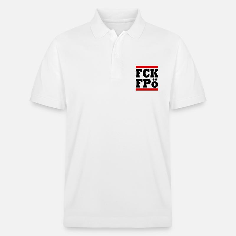 Fck fpö - Polo PREPSTER bio Stanley/Stella Unisexe - blanc