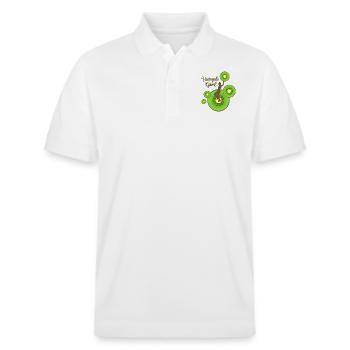 unicycle unicycle artist unicycle unicycle-girl - Stanley/Stella Unisex Organic Polo Shirt PREPSTER - white - Front - Roxy (174cm) & Andy (188cm)