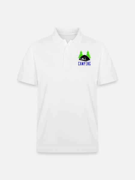 camping - Stanley/Stella Unisex Bio-Poloshirt PREPSTER - Weiß