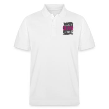 Granny - Stanley/Stella Unisex Organic Polo Shirt PREPSTER - white - Front - Roxy (174cm) & Andy (188cm)