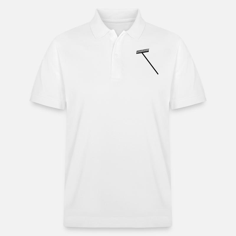 Rechen - Stanley/Stella Unisex Bio-Poloshirt PREPSTER - Weiß