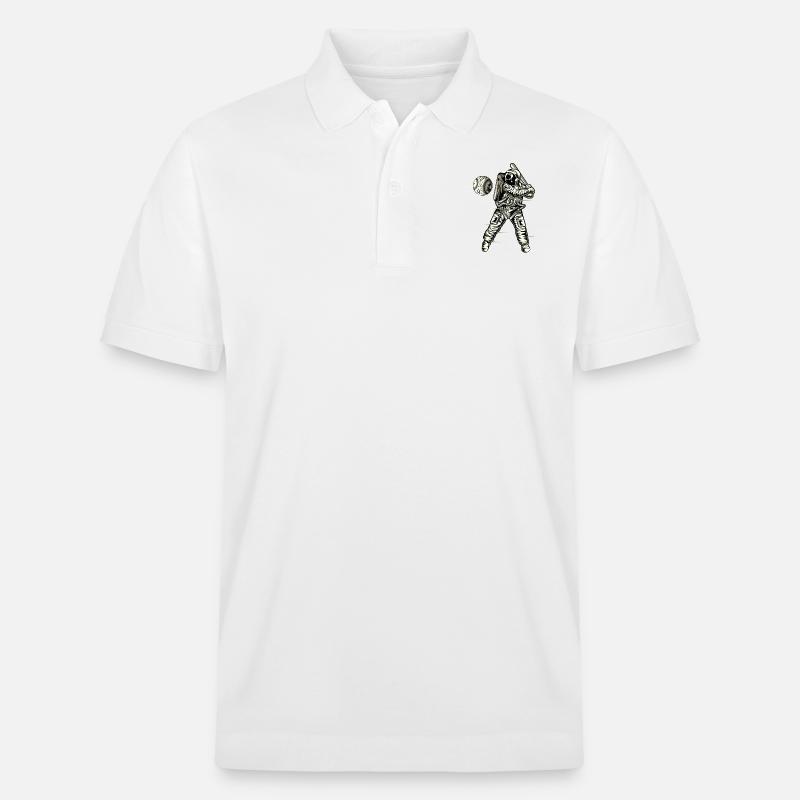 espace de base-ball - Polo PREPSTER bio Stanley/Stella Unisexe - blanc