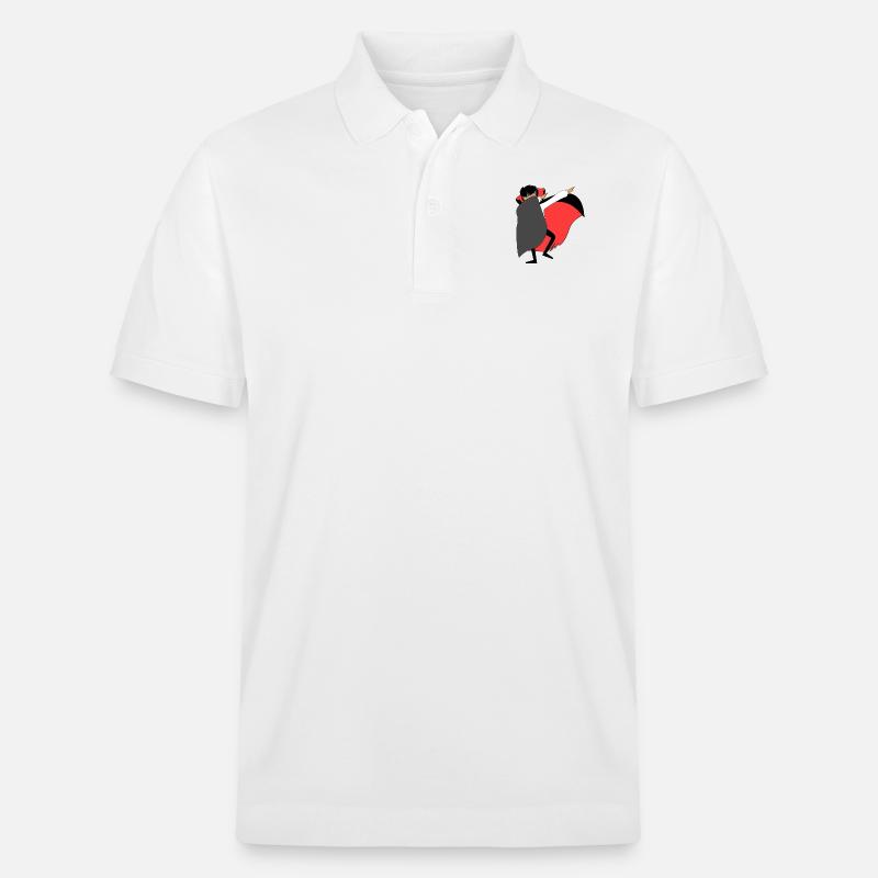 Dabbing Vampire - Stanley/Stella Unisex Bio-Poloshirt PREPSTER - Weiß