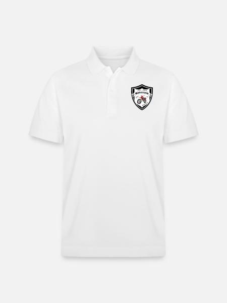 Kindershirt Motorsport - Stanley/Stella Unisex Bio-Poloshirt PREPSTER - Weiß