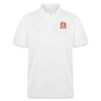 Krankenschwester Krankenpflege Klinik Sanitäter - Stanley/Stella Unisex Bio-Poloshirt PREPSTER - Weiß - Vorne - Roxy (174cm) & Andy (188cm)