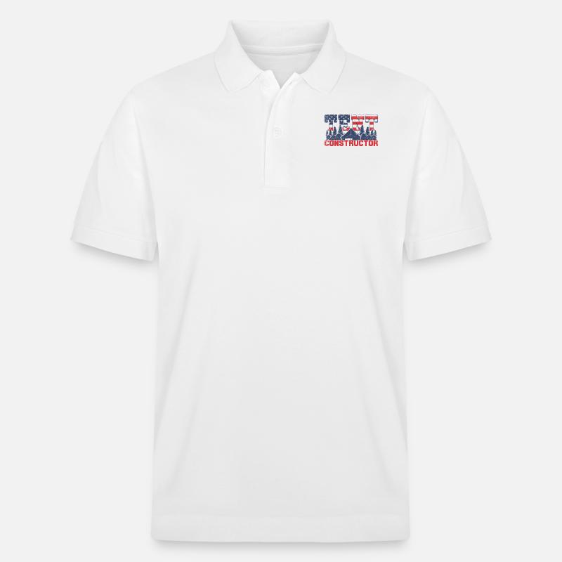 Constructeur de tentes - Polo PREPSTER bio Stanley/Stella Unisexe - blanc