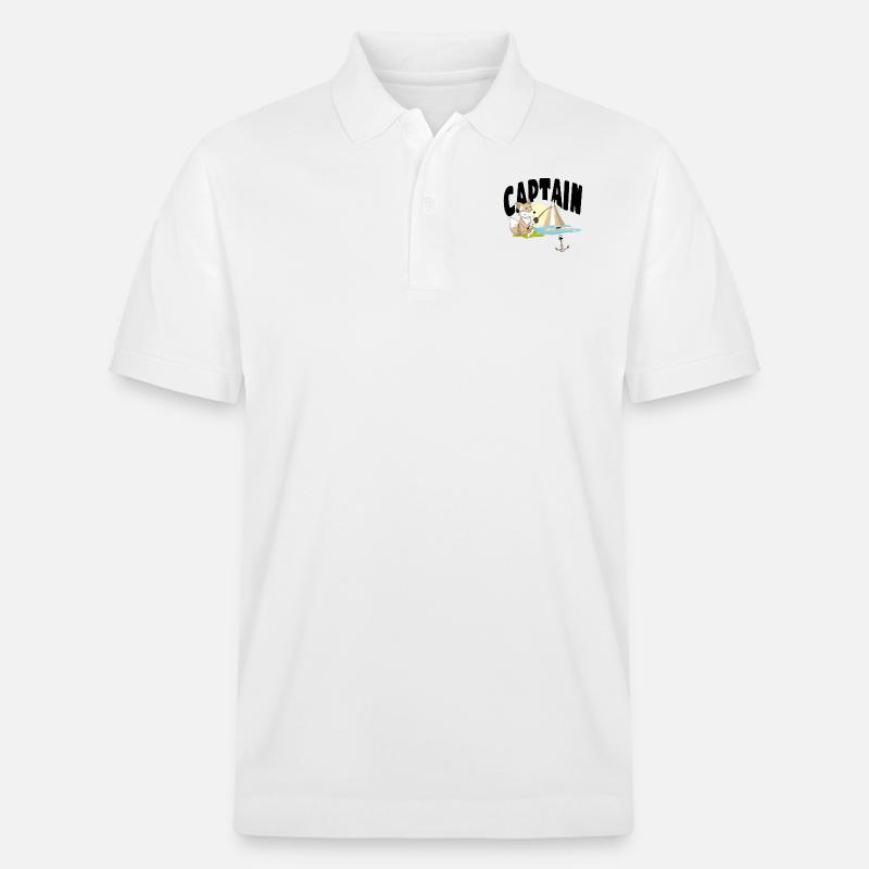 Drôle de Kapi - Polo PREPSTER bio Stanley/Stella Unisexe - blanc