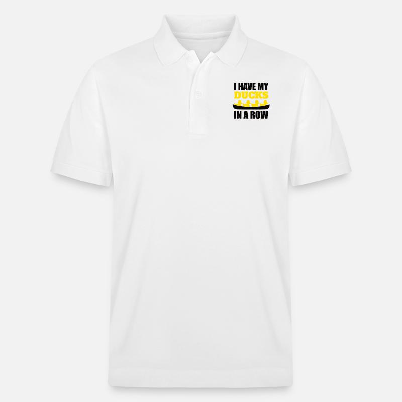 Équipe d’aviron Aviron drôle - Polo PREPSTER bio Stanley/Stella Unisexe - blanc