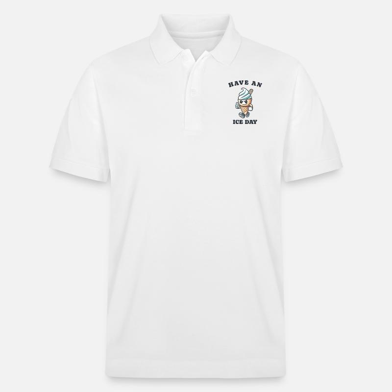 Have an nice day - Stanley/Stella Unisex Bio-Poloshirt PREPSTER - Weiß