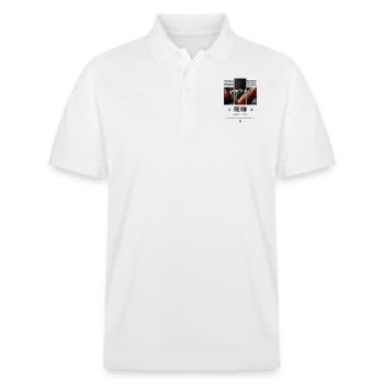 Red Eyed Tree Frog Rainforest Amphibian - Stanley/Stella Unisex Organic Polo Shirt PREPSTER - white - Front - Roxy (174cm) & Andy (188cm)