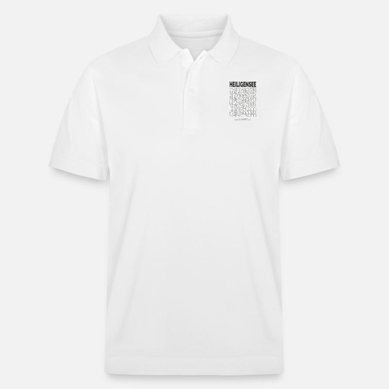 Heiligensee Flow - Berlin - Reinickendorf - Stanley/Stella Unisex Bio-Poloshirt PREPSTER - Weiß