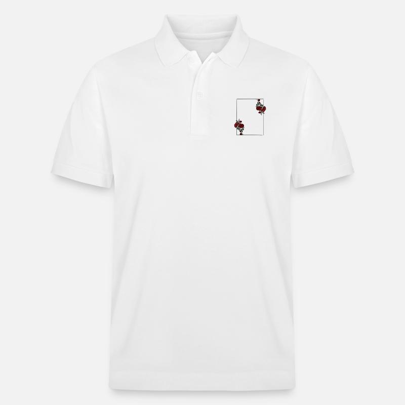 RahmenBlume - Stanley/Stella Unisex Bio-Poloshirt PREPSTER - Weiß