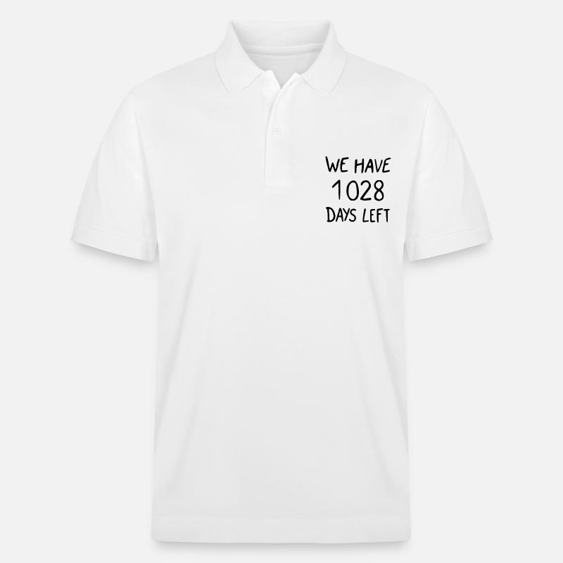 we have 1028 days left - Polo PREPSTER bio Stanley/Stella Unisexe - blanc