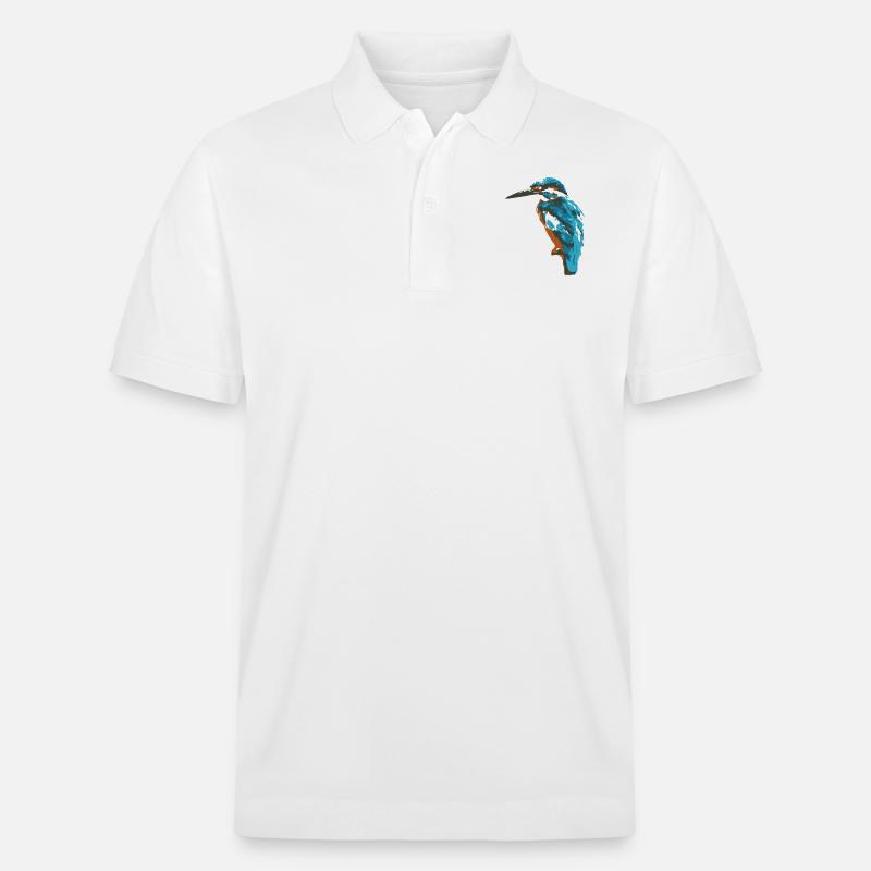Eisvogel - Stanley/Stella Unisex Bio-Poloshirt PREPSTER - Weiß