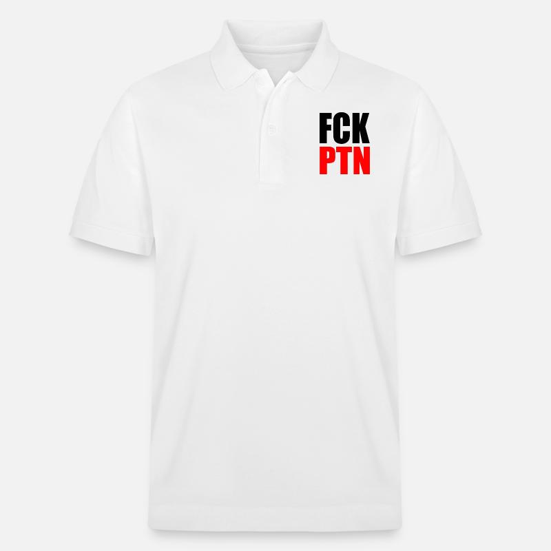 Fck ptn - Stanley/Stella Unisex Bio-Poloshirt PREPSTER - Weiß