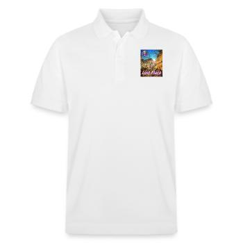 Lost Place Forge - Polo PREPSTER bio Stanley/Stella Unisexe - blanc - Devant - Roxy (174cm) & Andy (188cm)