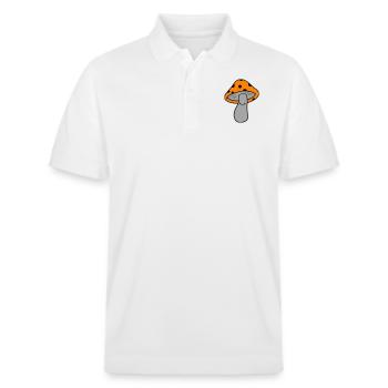 Pilz Champignon - Polo PREPSTER bio Stanley/Stella Unisexe - blanc - Devant - Roxy (174cm) & Andy (188cm)