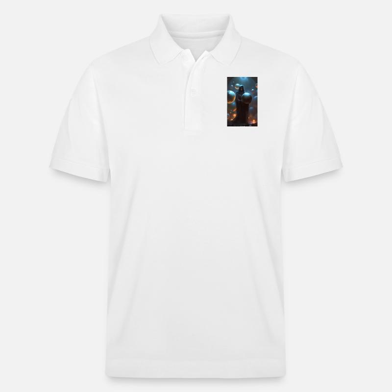 Hexe der Sphären & Kugeln - Stanley/Stella Unisex Bio-Poloshirt PREPSTER - Weiß