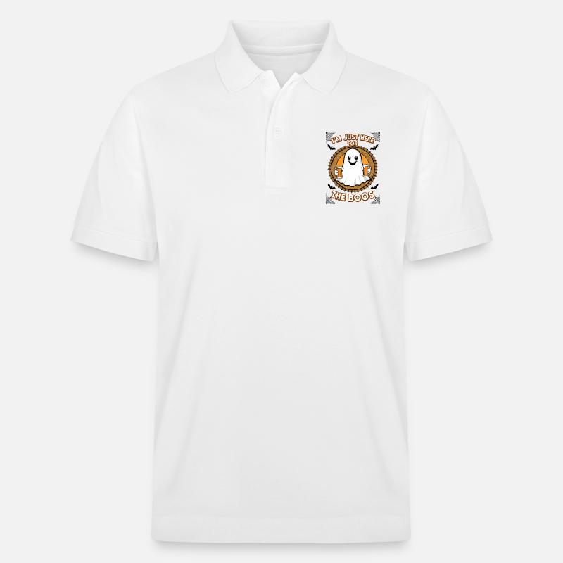 Lustige Bier Geist - Stanley/Stella Unisex Bio-Poloshirt PREPSTER - Weiß