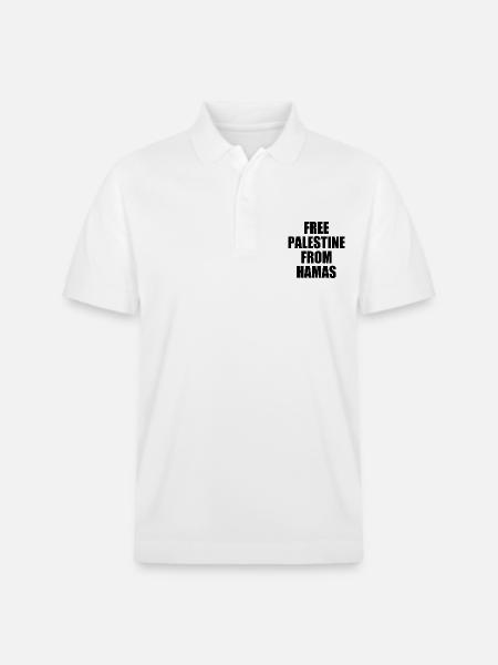 Free palestine - Polo PREPSTER bio Stanley/Stella Unisexe - blanc