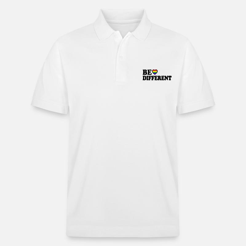 Be different - Stanley/Stella Unisex Bio-Poloshirt PREPSTER - Weiß