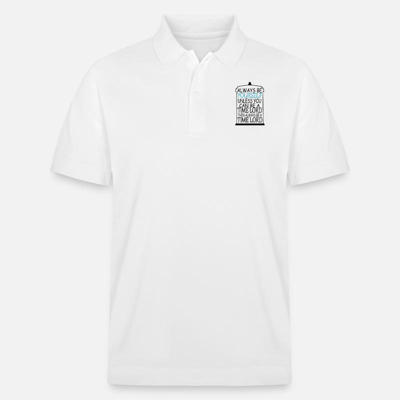 Always be yourself - Stanley/Stella Unisex Bio-Poloshirt PREPSTER - Weiß