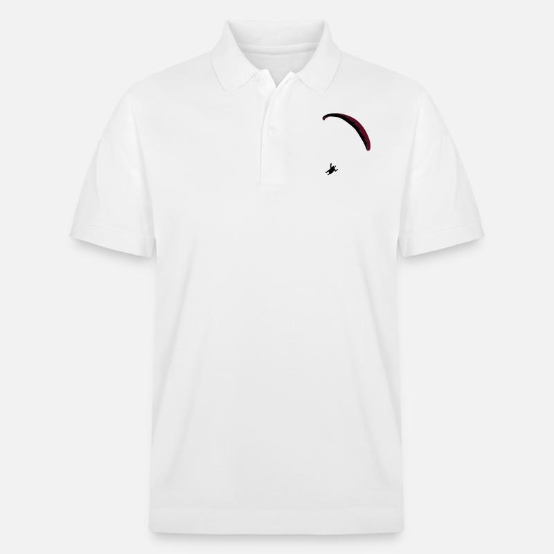 Gleitschirm Praglider - Stanley/Stella Unisex Bio-Poloshirt PREPSTER - Weiß