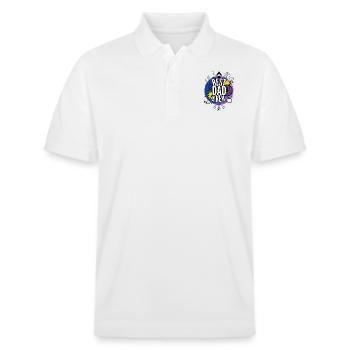 Bester Vater aller Zeiten - Stanley/Stella Unisex Bio-Poloshirt PREPSTER - Weiß - Vorne - Roxy (174cm) & Andy (188cm)