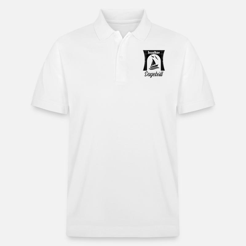 Dagebüll Inseltor - Stanley/Stella Unisex Bio-Poloshirt PREPSTER - Weiß