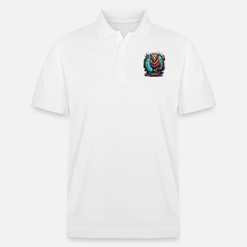 Graffiti Monster - Stanley/Stella Unisex Bio-Poloshirt PREPSTER - Weiß