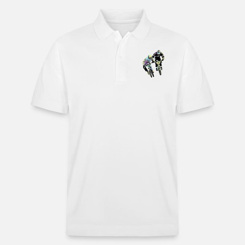 BMX - Stanley/Stella Unisex Bio-Poloshirt PREPSTER - Weiß
