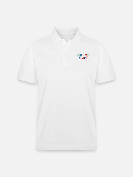 Mommy Power - Stanley/Stella Unisex Organic Polo Shirt PREPSTER - white
