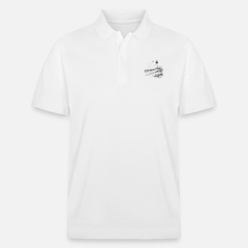 Leuchtturm - Stanley/Stella Unisex Bio-Poloshirt PREPSTER - Weiß