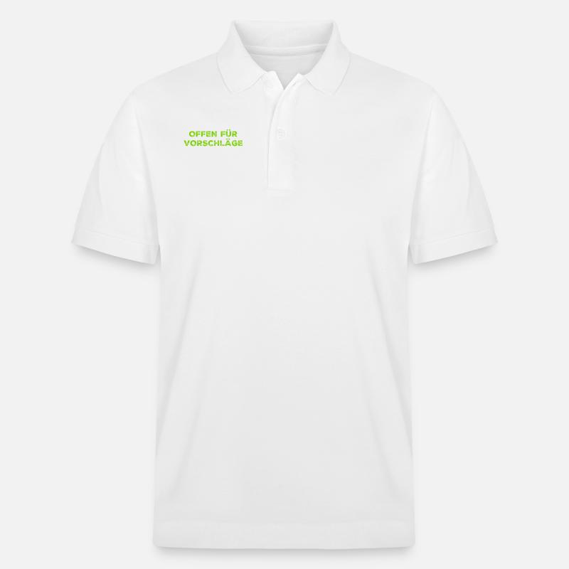 Ideen zu mir - Stanley/Stella Unisex Bio-Poloshirt PREPSTER - Weiß