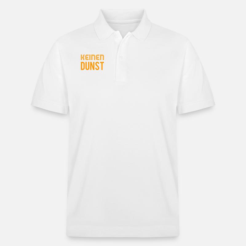 ich bin planlos - Stanley/Stella Unisex Bio-Poloshirt PREPSTER - Weiß