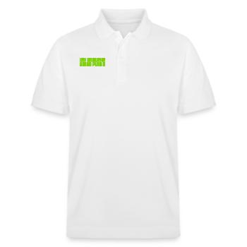 neuer Plan - Stanley/Stella Unisex Bio-Poloshirt PREPSTER - Weiß - Vorne - Roxy (174cm) & Andy (188cm)
