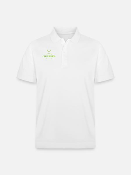 Optimismus ist wunderbar - Stanley/Stella Unisex Bio-Poloshirt PREPSTER - Weiß