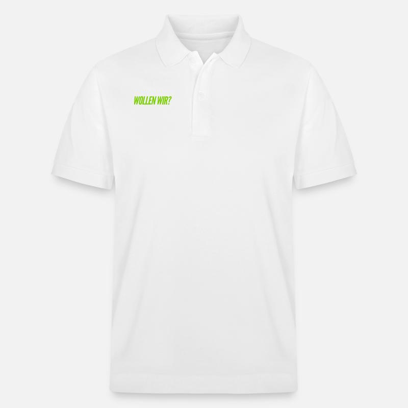 hast du Bock? - Stanley/Stella Unisex Bio-Poloshirt PREPSTER - Weiß