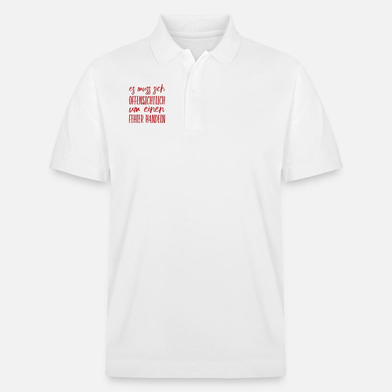 offenbar ein Fehler - Stanley/Stella Unisex Bio-Poloshirt PREPSTER - Weiß