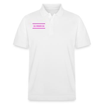 Frauenheld - Stanley/Stella Unisex Bio-Poloshirt PREPSTER - Weiß - Vorne - Roxy (174cm) & Andy (188cm)